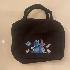 Disney Stitch Black Kids Lunch Bag